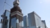 Kazakhstan – Abu Dhabi Plaza construction in Astana, 03Sep2017