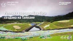 На Тайване создали огромную картину Ван Гога из... вторсырья