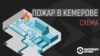 Пожар в Кемерове: интерактивная карта сгоревшего этажа "Зимней вишни"